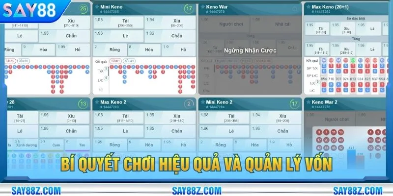 Bí quyết chơi hiệu quả và quản lý vốn