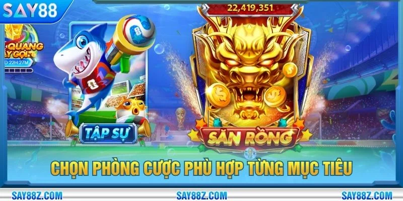 Chọn phòng cược phù hợp từng mục tiêu