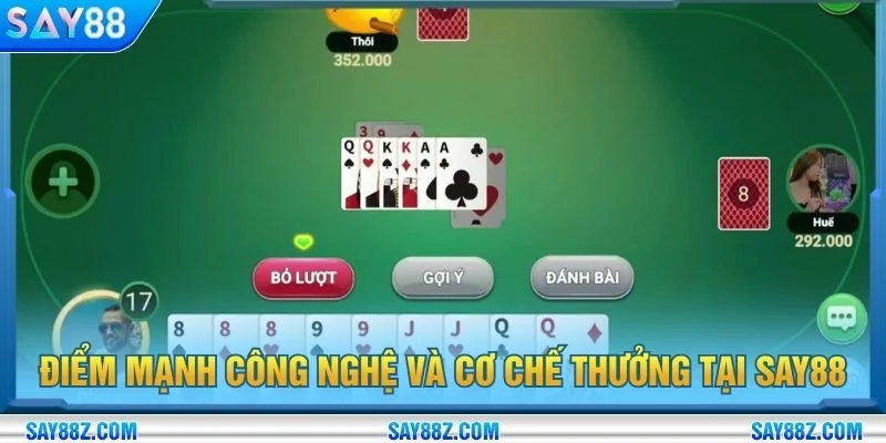 Điểm mạnh công nghệ và cơ chế thưởng tại SAY88