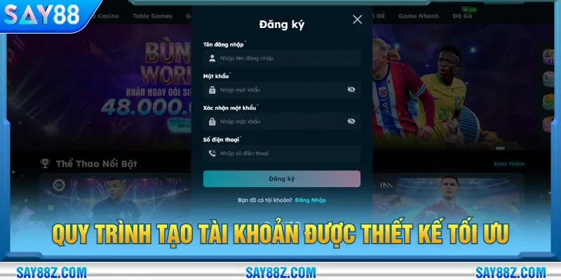 Kiểm tra thông tin đăng ký SAY88 đảm bảo ổn định