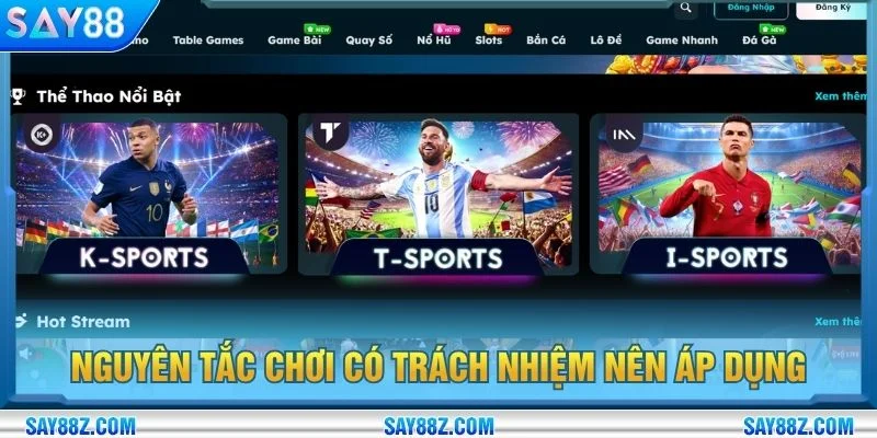 Người chơi nên chủ động xây dựng nguyên tắc chơi có trách nhiệm