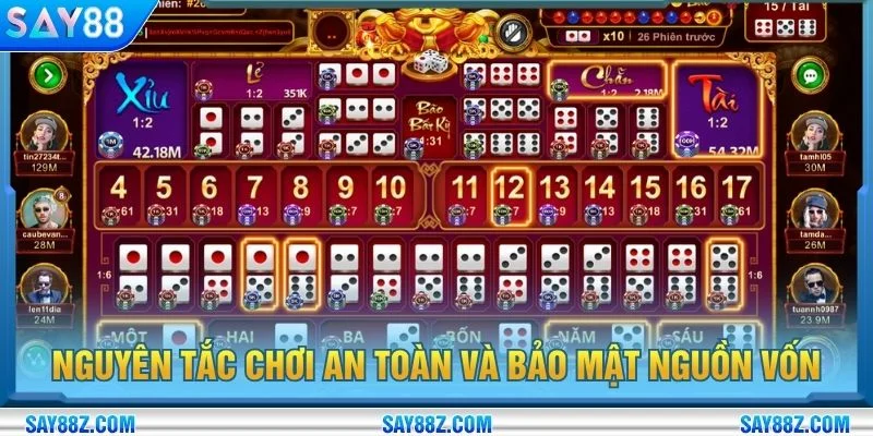 Nguyên tắc chơi an toàn và bảo mật nguồn vốn