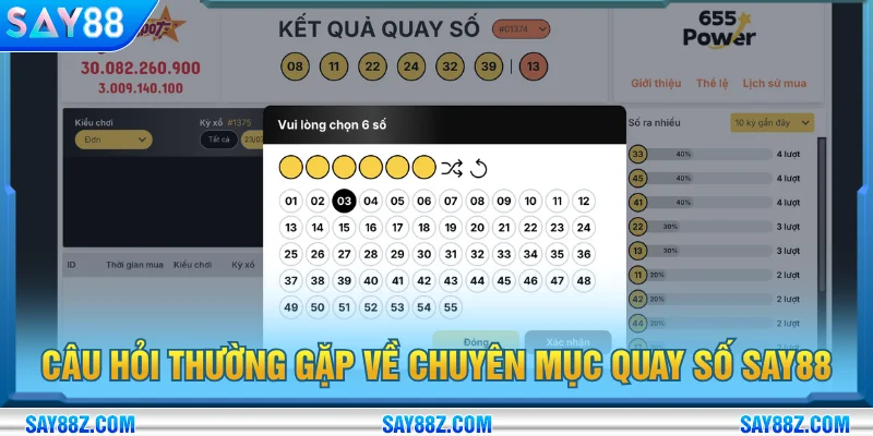 Những câu hỏi đáp liên quan về quay số SAY88