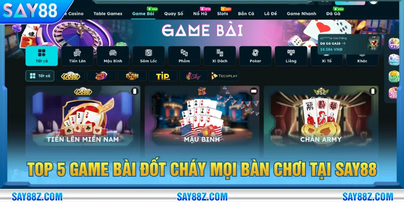 Những tựa game bài nổi bật được săn đón