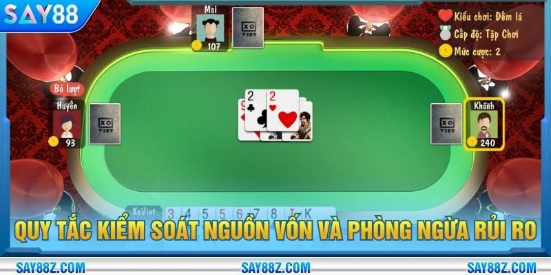 Quy tắc kiểm soát nguồn vốn và phòng ngừa rủi ro