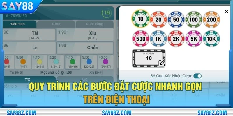 Quy trình các bước đặt cược nhanh gọn trên điện thoại
